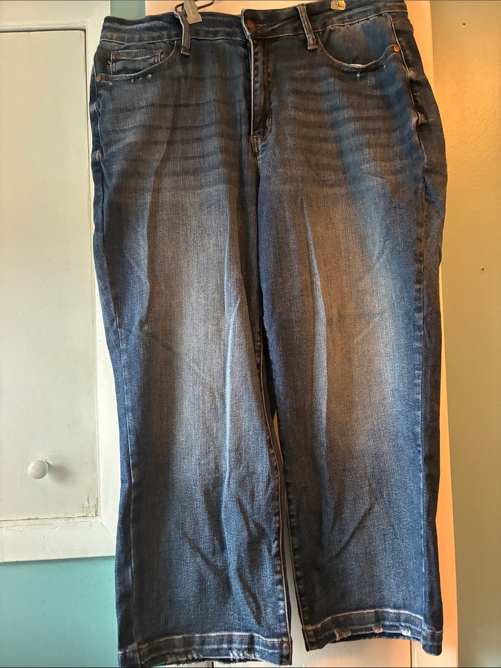 Judy Blue Medium Dark Blue wide leg Women's Jeans